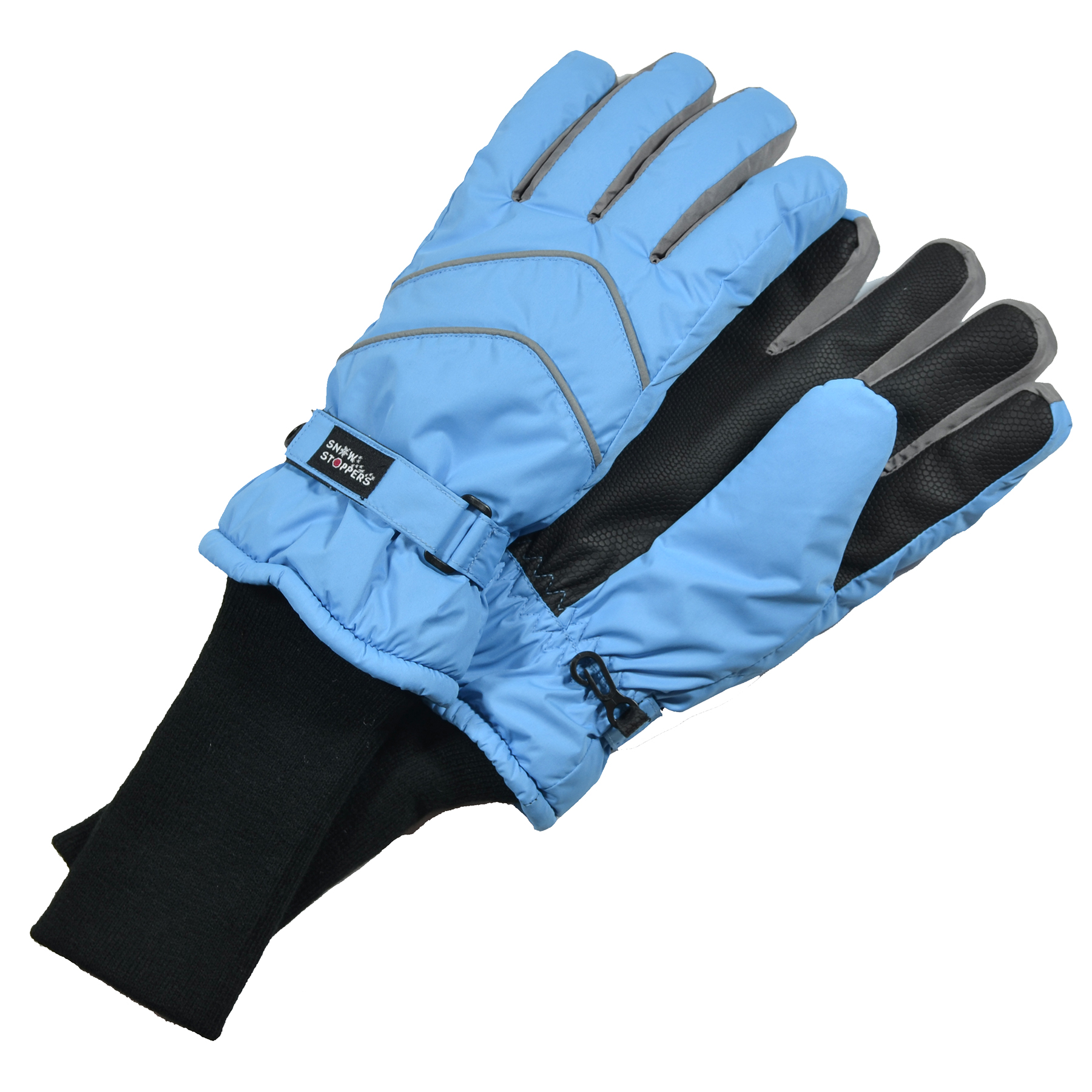 Sky Blue Winter Gloves